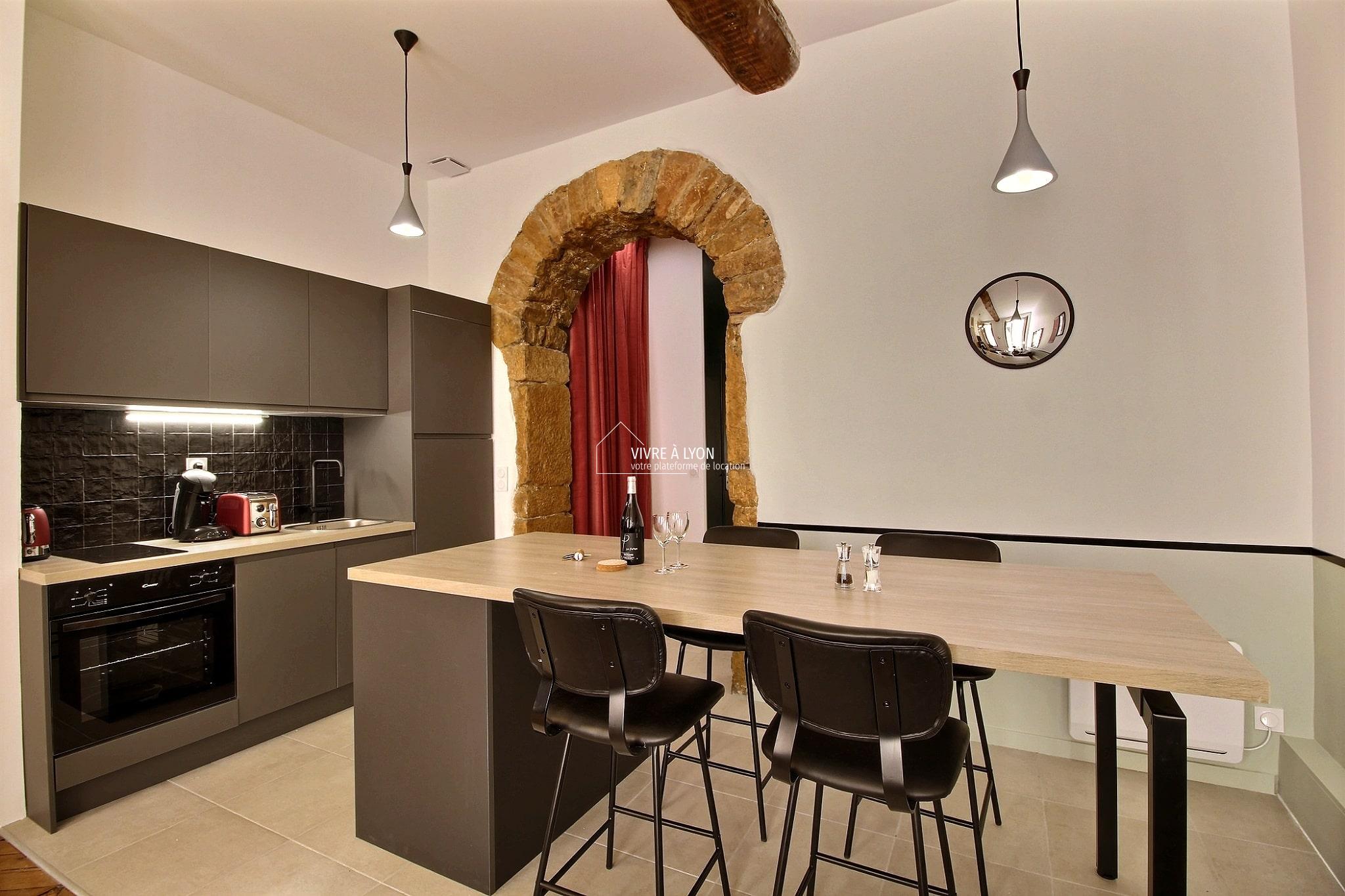 Appartement location Lyon - cuisine