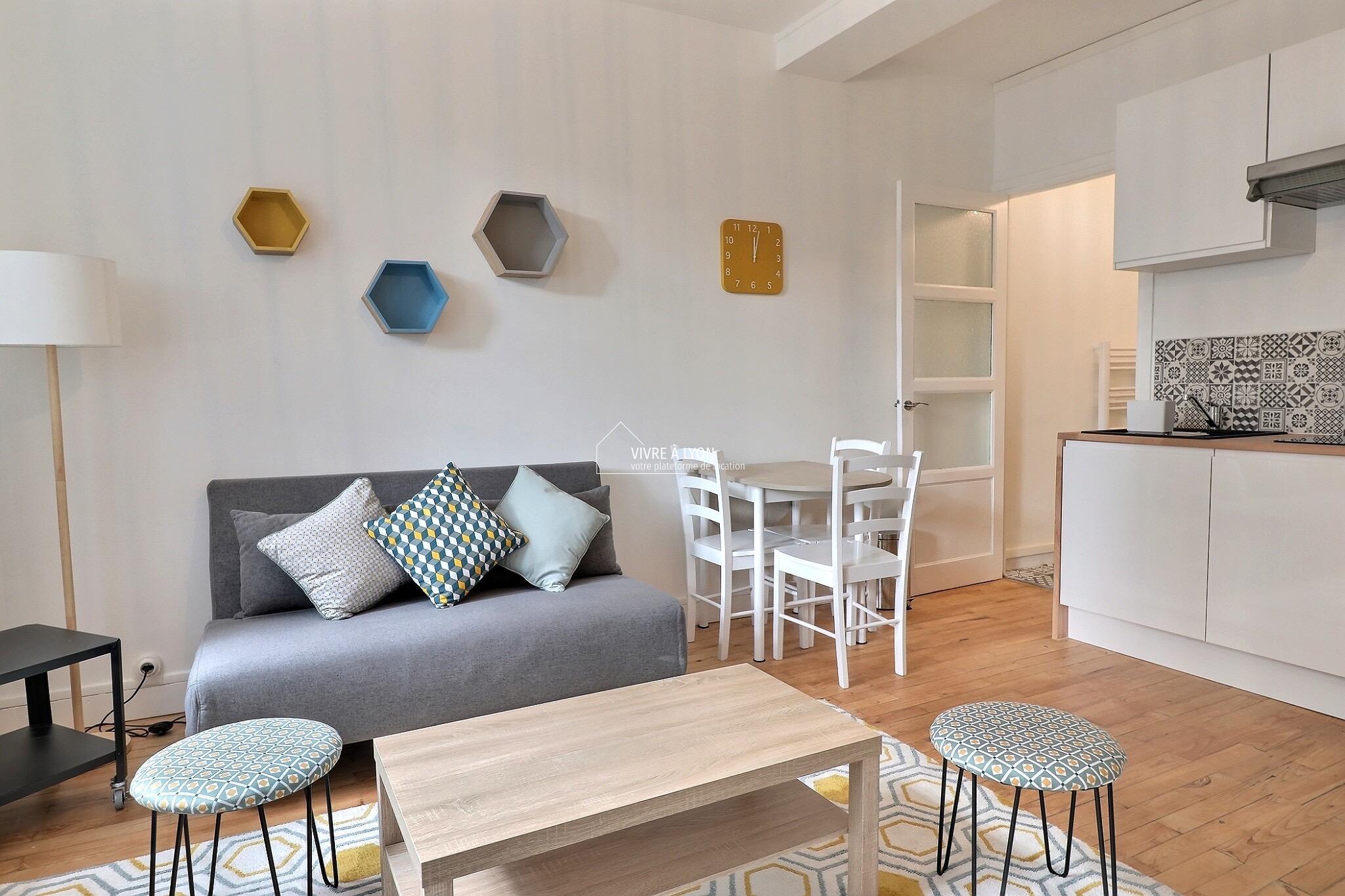 Le Sisley - T2 rénové - Lyon 3 - Espace de vie