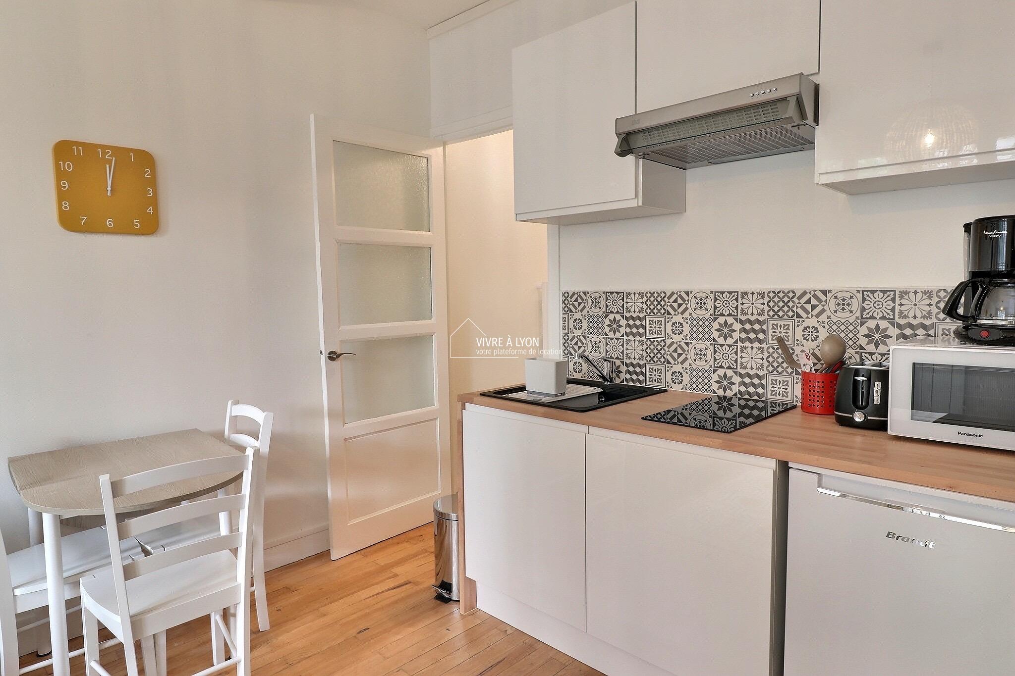 Le Sisley - T2 rénové - Lyon 3 - Cuisine